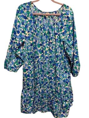 J. Crew Women’s Plus Size Blueberry Scoop Neck Dress Sz 18